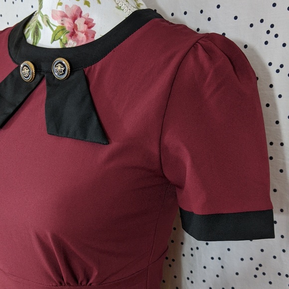 New Light Fashion Vintage Inspired Dress - Size M - Picture 4 of 9